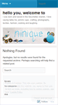 Mobile Screenshot of ninique.com